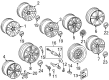 Diagram for Audi Q7 Alloy Wheels - 4L0-601-025-BT