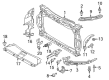 Diagram for Audi Cooling Fan Bracket - 8K0-805-201-A