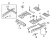 Diagram for Audi Q7 Floor Pan - 7L8-802-015-A