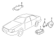 Diagram for Audi A8 Body Control Module - 8L0-951-173