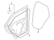 Diagram for Audi Q4 e-tron Weather Strip - 89A-833-721-A