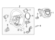 Diagram for Audi A5 Quattro Steering Wheel - 8K0-419-091-DR-OIJ