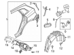 Diagram for Audi Fuel Door Release Cable - 80A-971-015-A