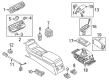 Diagram for Audi A8 Quattro Shift Knob - 4H1-713-139-P-DEB