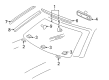 Diagram for Audi A4 Quattro Windshield - 8D0-845-099-AC