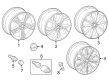 Diagram for Audi Q4 e-tron Alloy Wheels - 89A-601-025-B