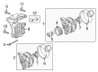 Diagram for Audi A6 Quattro Alternator Bracket - 079-903-805-AD