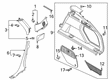 Diagram for Audi e-tron Sportback Pillar Panels - 4KE-867-768-4PK