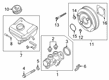 Diagram for Audi Brake Booster - 80A-612-107-A