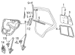 Diagram for Audi Cabriolet Window Regulator - 1J5-839-729-J