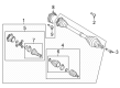 Diagram for Audi S5 Sportback CV Joint Boot - 7E0-498-203-C