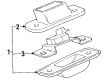 Diagram for Audi S6 License Plate Lights - 4A0-943-021