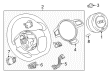 Diagram for Audi S5 Steering Wheel - 8K0-419-091-EF-IWQ