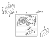 Diagram for Audi S4 Side View Mirrors - 8K1-857-409-AG-01C