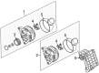 Diagram for Audi Alternator Pulley - 059-903-119-C