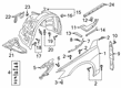 Diagram for Audi S7 Sportback Fender Splash Shield - 4K8-821-172-R