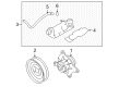 Diagram for Audi A8 Quattro Thermostat Gasket - 07D-121-666-A