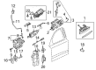 Diagram for Audi Door Lock Cylinder - 107-837-063-BJ