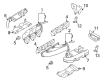 Diagram for Audi A7 Quattro Exhaust Manifold - 06E-253-032-P