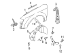 Diagram for Audi Fender - 8E0-821-105-F