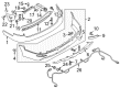 Diagram for Audi allroad Bumper Reflector - 8K9-945-105