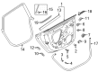 Diagram for Audi A5 Sportback Door Moldings - 8W8-853-763-B-1L1