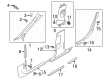 Diagram for Audi RS7 Sportback Pillar Panels - 4K8-867-243-D-2O9