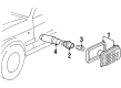 Diagram for Audi V8 Quattro Turn Signal Lights - 161-949-117