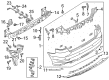 Diagram for Audi A3 Quattro Bumper - 8V5-807-067-C-GRU