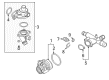 Diagram for Audi Water Pump Gasket - 038-121-119