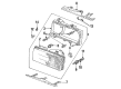 Diagram for Audi 200 Headlight - 447-941-106