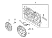 Diagram for Audi Cooling Fan Shroud - 8K0-121-207-B