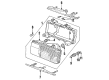 Diagram for Audi 5000 Quattro Third Brake Light - 855-945-122