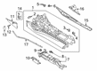 Diagram for Audi A7 Sportback Center Console - 4K1-863-241-A-1KF