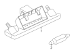 Diagram for Audi License Plate Lights - 8D0-943-022-A