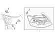 Diagram for Audi A3 Sportback e-tron Tail Light - 8V4-945-095-B