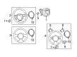 Diagram for Audi Steering Wheel - 8R0-419-091-6PS