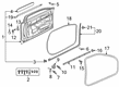 Diagram for Audi e-tron Sportback Body Mount Hole Plug - 867-971-928-A