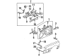 Diagram for Audi 5000 Battery Trays - 443-805-213-B