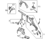 Diagram for Audi RS6 Avant Fender Splash Shield - 4K9-810-364