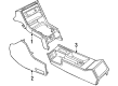 Diagram for Audi 100 Ashtray - 443-857-951-H-7FR