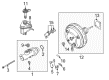 Diagram for Audi Q7 Brake Booster - 7L8-612-105-M