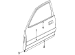 Diagram for Audi V8 Quattro Door Moldings - 441-853-953-A-3FZ