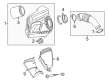 Diagram for Audi A6 Quattro Air Filter Box - 4G0-133-838-E