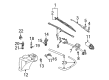 Diagram for Audi Windshield Washer Hose - 4B0-955-953-D