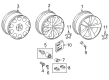 Diagram for Audi allroad Alloy Wheels - 8K9-601-025-A