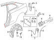 Diagram for Audi Fuel Filler Housing - 8W6-809-906