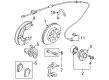 Diagram for Audi S4 Brake Dust Shield - 8E0-615-612-N