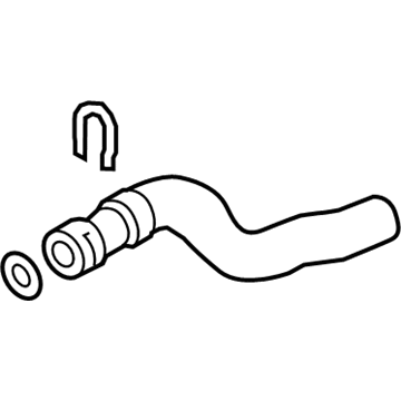 Audi A8 Quattro Coolant Pipe - 4H0-121-101-AD