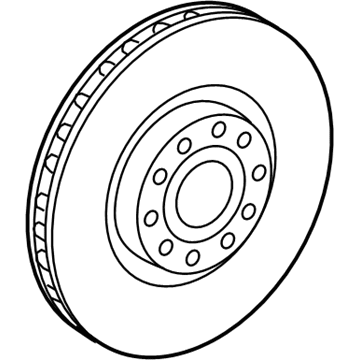 Audi Brake Disc - 5C0-615-301-B